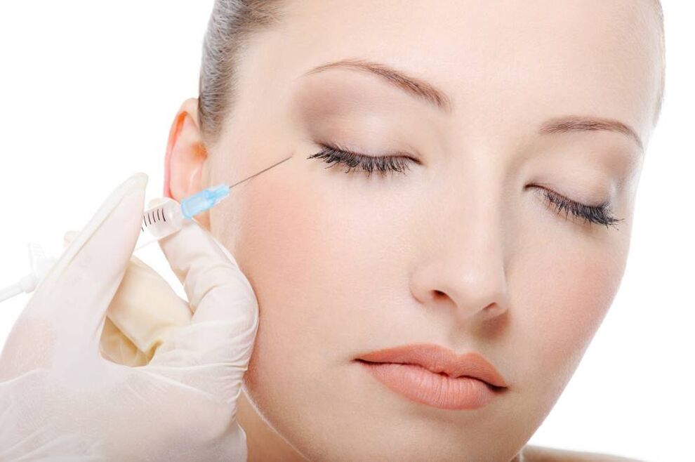rajeunissement de la peau du visage par injection